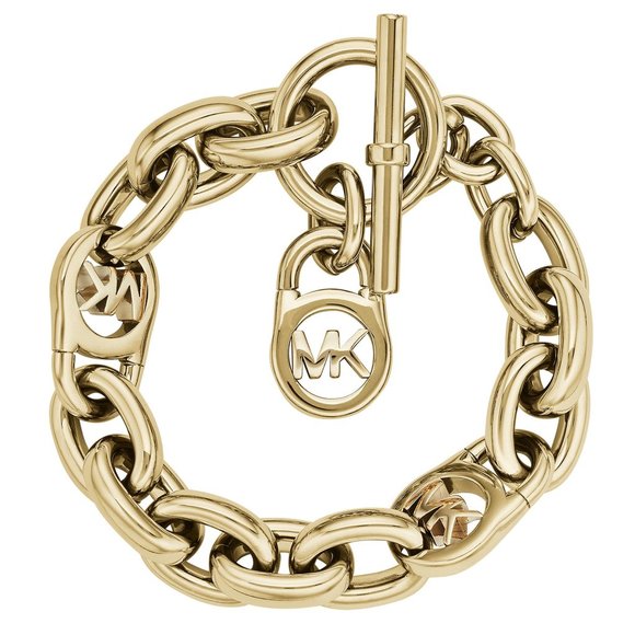 Michael Kors Heritage Toggle Lock Logo Bracelet - Picture 1 of 4